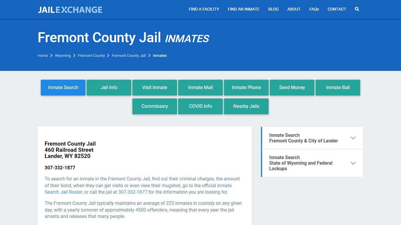 Fremont County Jail Inmates | Arrests | Mugshots | WY